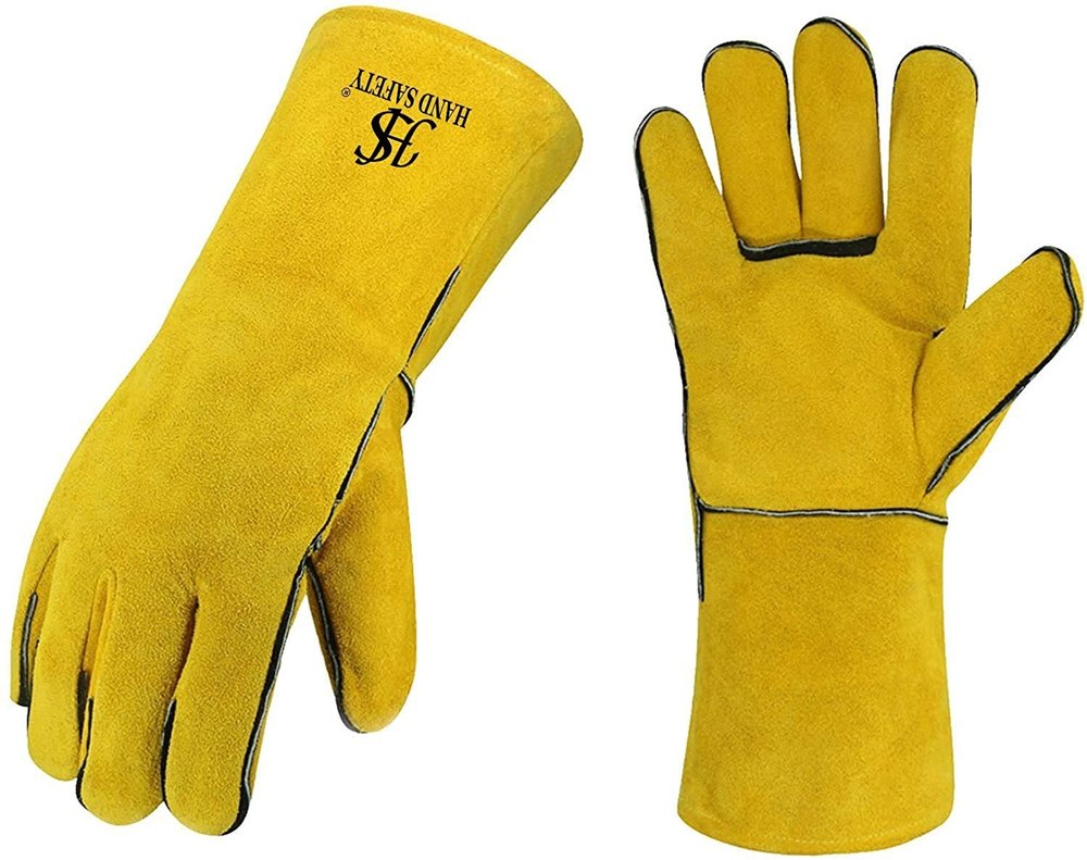 Asbestos Fire Safety Hand Gloves, Size: Large