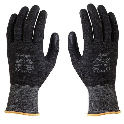 Black Unisex Anti Hammer Hit Gloves