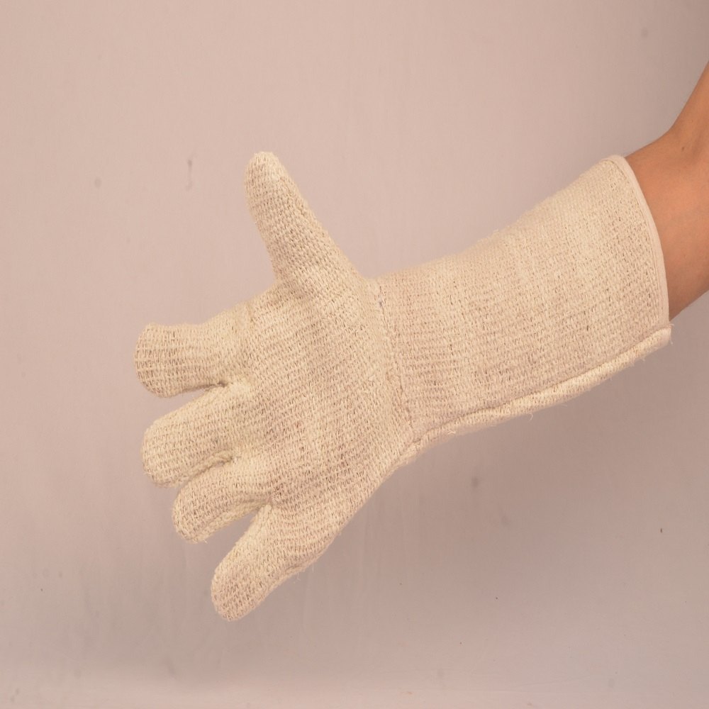 Asbestos White Asbesto Hand Gloves