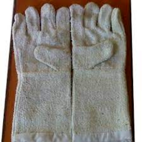Gloves White Asbestos Glove, Model Name/Number: None