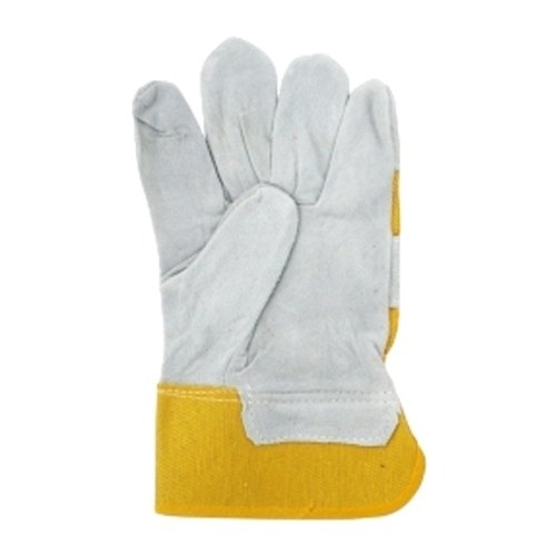 Unisex Canadian Leather Safety Gloves, 11-15 Inches, Finger Type: Full Fingered