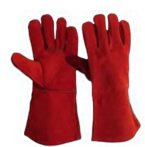 Welding Red Leather Hand Gloves, 10