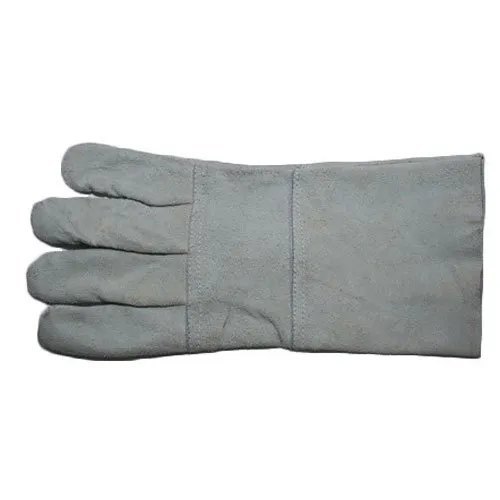 Unisex Welding Leather Hand Gloves, 6-10 Inches, Finger Type: Full Fingered