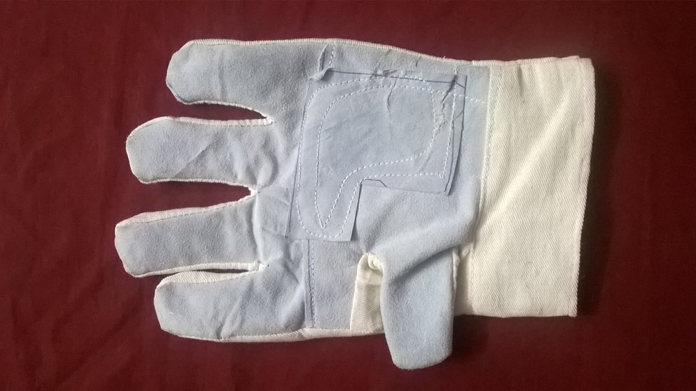 Canvas Cum Leather Hand Gloves 10
