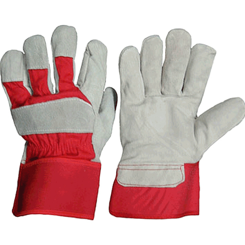 Large Split Leather Hand Gloves