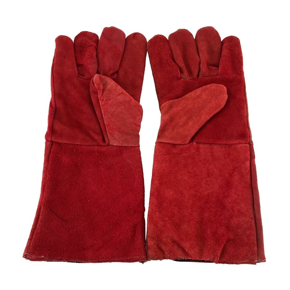 Unisex Long Leather Glove, 6-10 Inches, Finger Type: Full Fingered