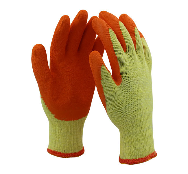 DONN IT Mid forearm Latex Coated Gloves, Size: 7 inches