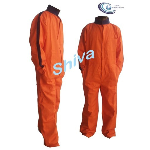Shiva Orange Industrial Work Coveralls