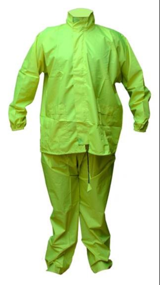 High And Hood Nylon Raincoat for industrial