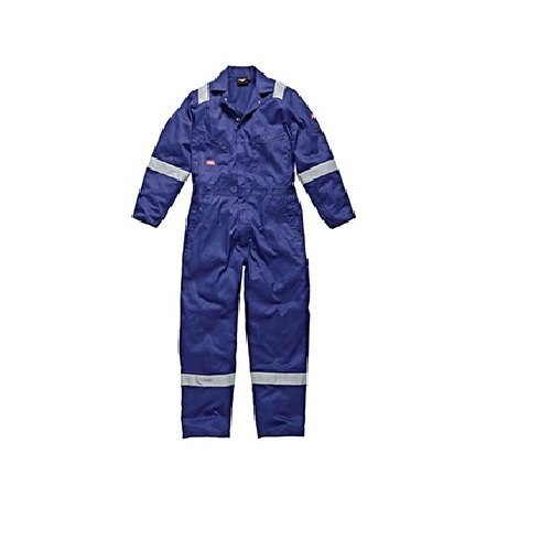 Cotton Blue Long Sleeve Coverall, Model Name/Number: Boiler Suit, Size: M - Xxxl