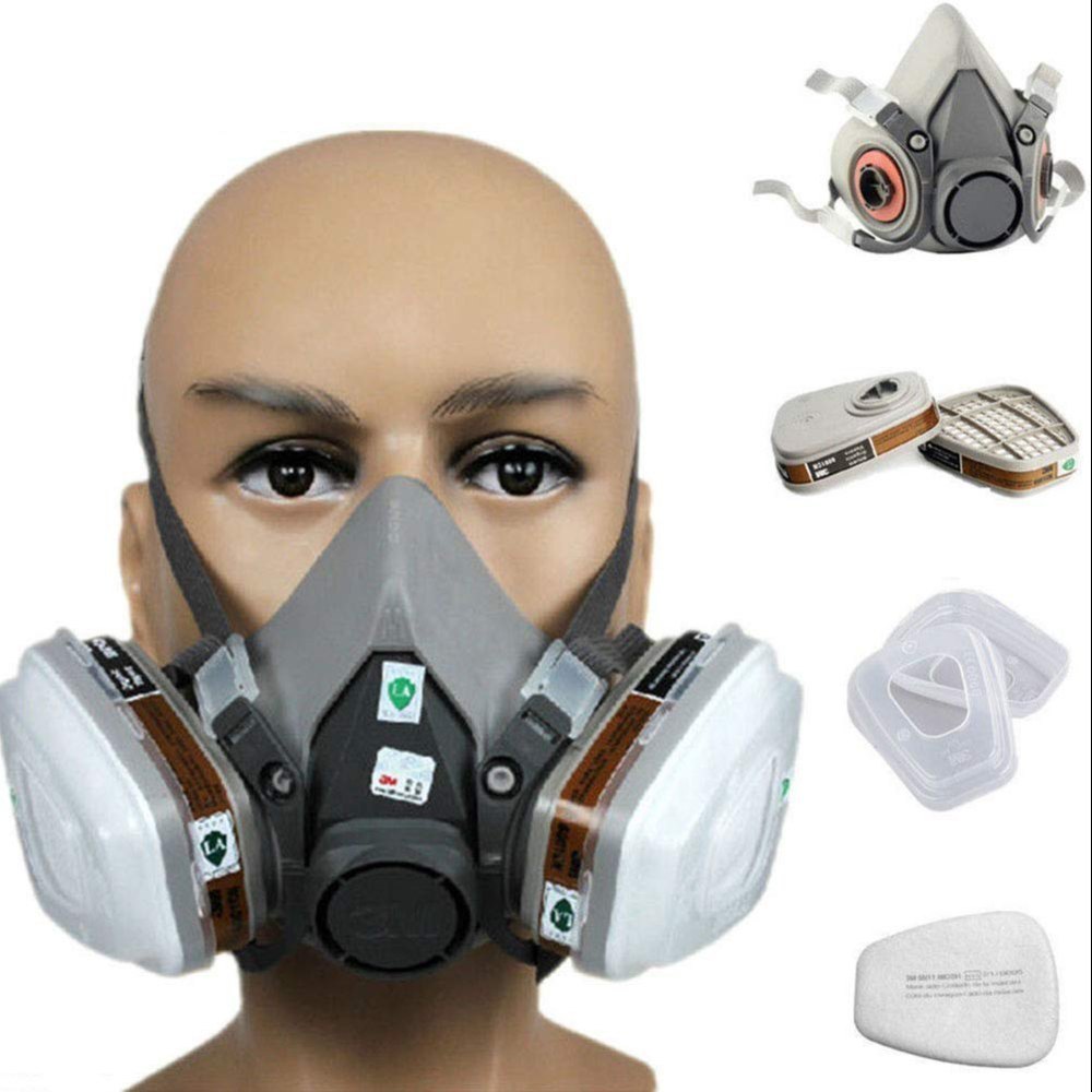 3m Half Face Mask Respirator, Inorganic Gas