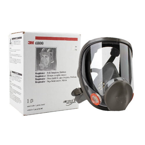 Gray Black Non-woven 3M 6800 full face respirator