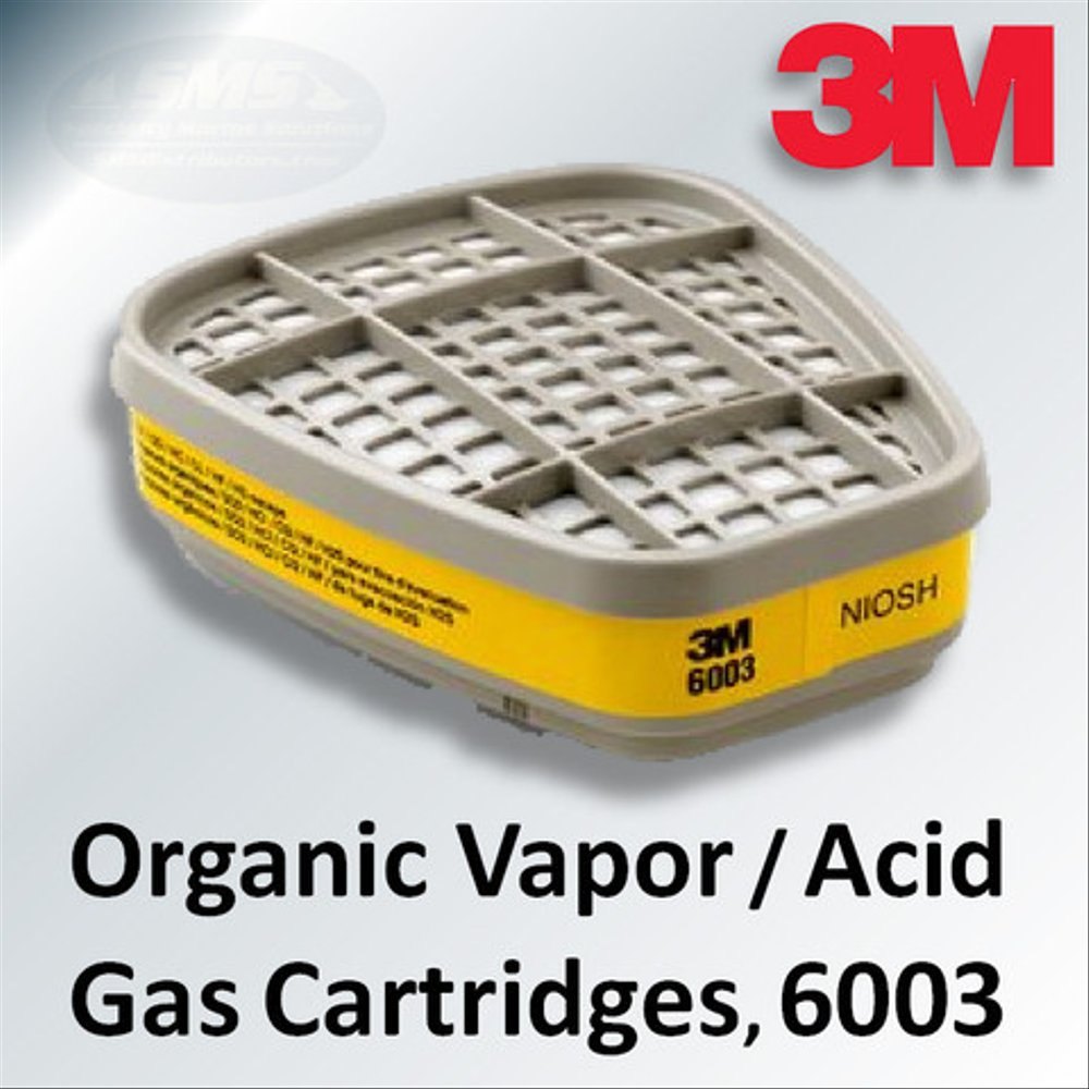 3m 6003 Organic Vapor/Acid Gas Cartridge