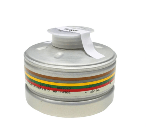 Drager 1140 A2B2E2K2HgP3 RD40 Filter For Full Face Mask, Acid Gas