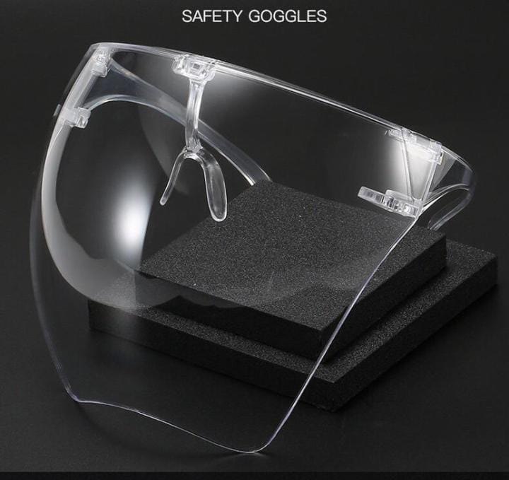 Polycorbonate Safety Goggles Shield Polycarbonate, Medium, Visor Thickness: 0 Power
