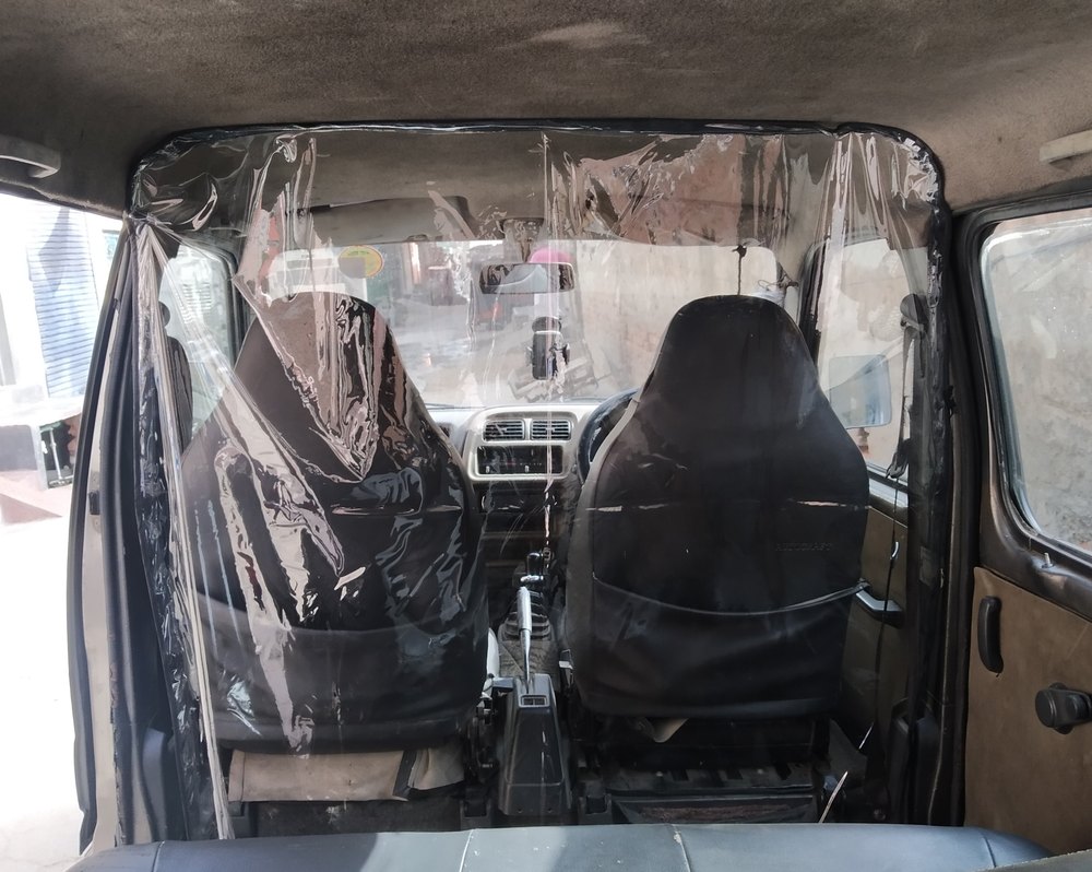 Transparent Car Partition, For Safety Purpose, Visor Thickness: 12 Micron