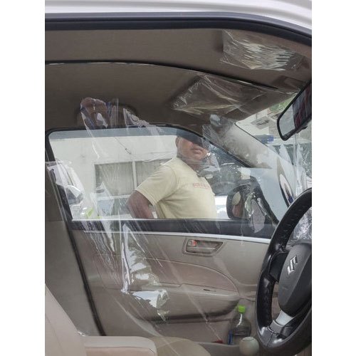 Transparent PVC Car Partition for Isolation, For Safety Purpose