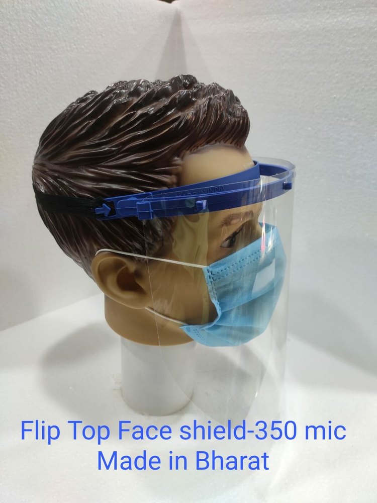 Flip Top Face Shield--350 Mic