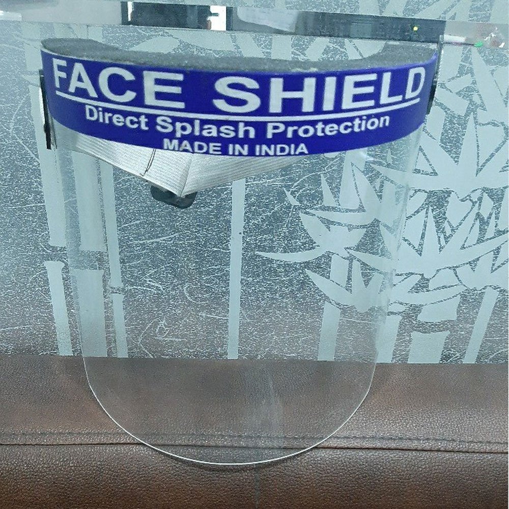 Poly Carbonate Direct Splash Protection Face Shield, For Hospital