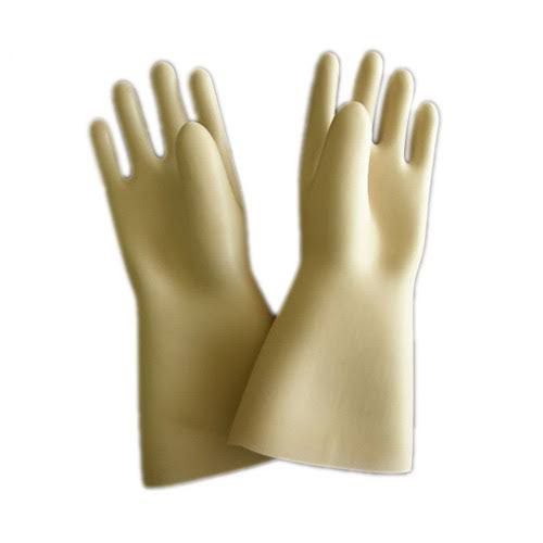 Rubber Clear Acid Alkali Gloves, Size: Free Size