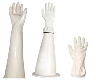 Honeywell Nitrile Hypalon Gloves, Size: Large