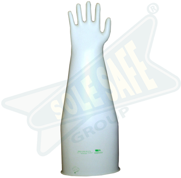 Hypalon Hand Gloves for Chemical Resistance Use