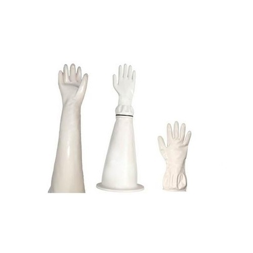 Hypalon rubber Unisex Hypalon Hand Gloves, Size: Medium