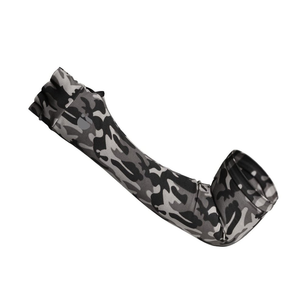 Sliders Camouflage Print Lycra Uv Protection Sleeve, Size: Large