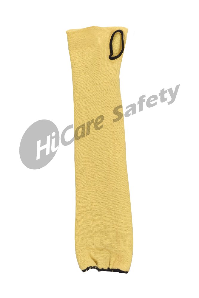 Kevlar Yellow Cut Resistant Sleeves, Size: 18