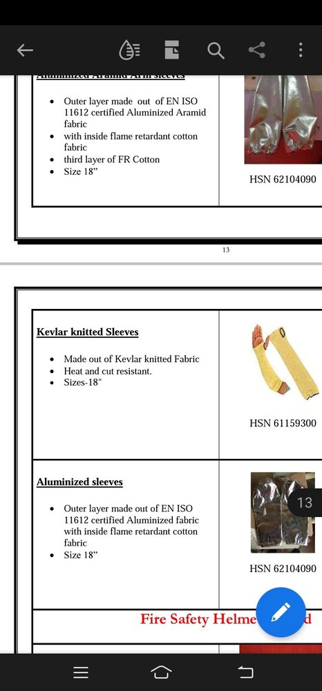 Kevlar Knit Sleeve