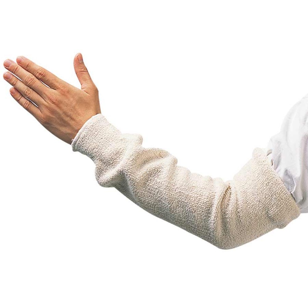 Plain White Cotton Sleeve Protectors, Size: 8-16 inches