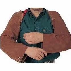 Grey Leather Hand Sleeve