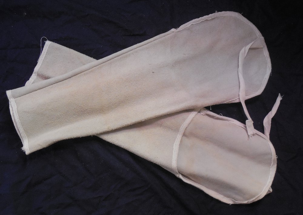 Grey Leather Hand Sleeves - 22 for Automotive