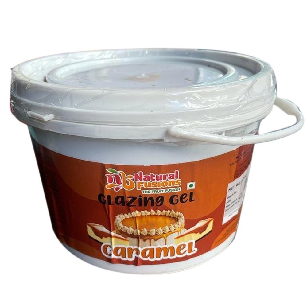 Brown Natural Caramel Fusion Glazing Cake Gel, For Bakery, Packaging Size: 2.5 Kg
