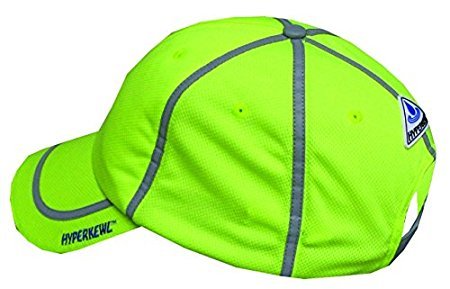Lime cycling Hyperkewl Reflective Cap, Size: Free Size
