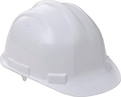 Pe Yellow, White 3m Hard Hat 401r Ratchet Helmet, for Industry, H401R