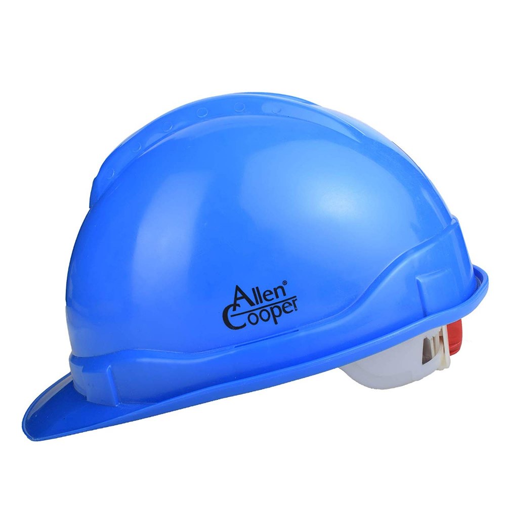 ABS Blue Allen Cooper Ratchet Type Helmet, Packaging Type: Box