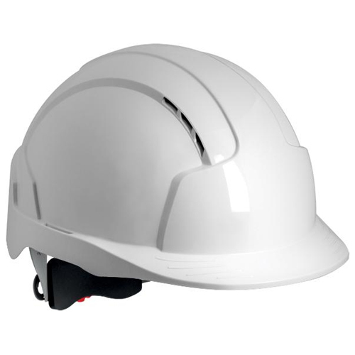 ABS White Ratchet Safety Helmet