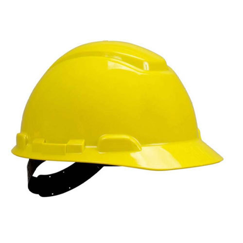 Yellow 3M Safety Helmet Ratchet H400R, for Industry