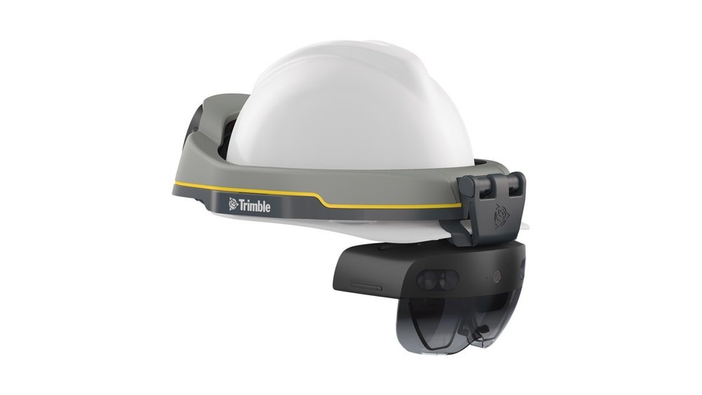 Trimble XR10 With HoloLens 2 - Front Brim Hardhat