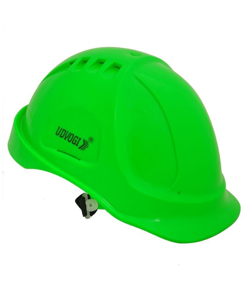 Green Hdpe Vent Helmet, Model: Fusion