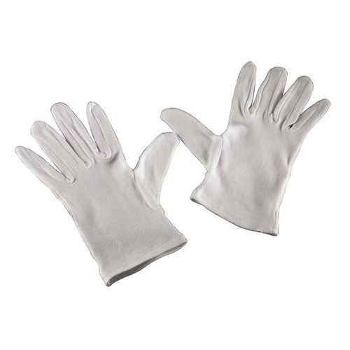 White Polyester Gloves