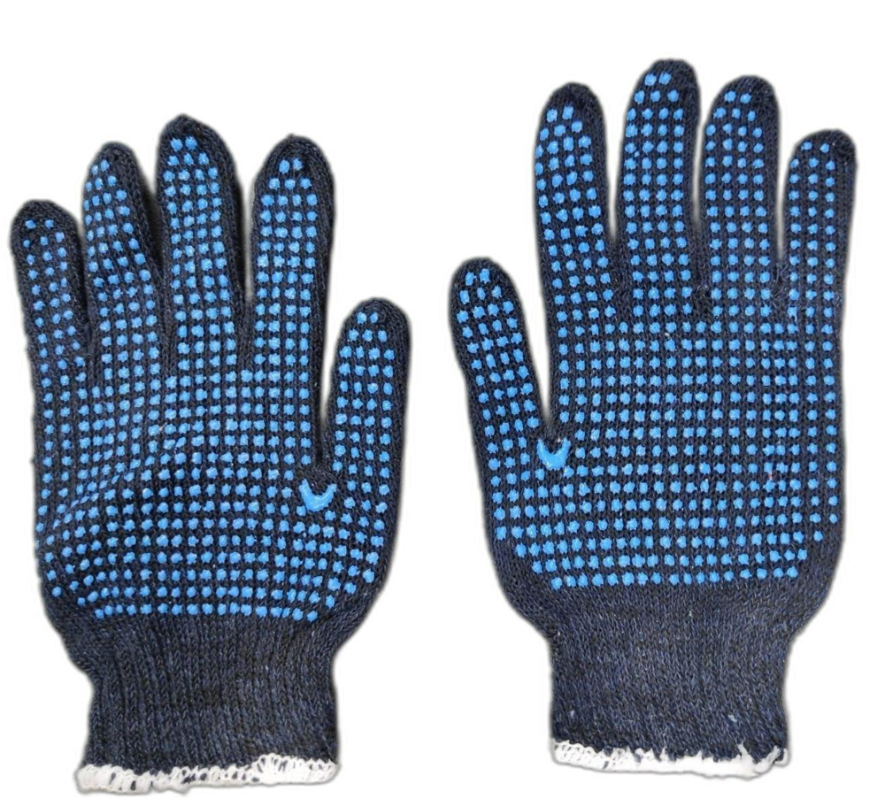 For Heavy Material Handling Polyester Dotted Glove