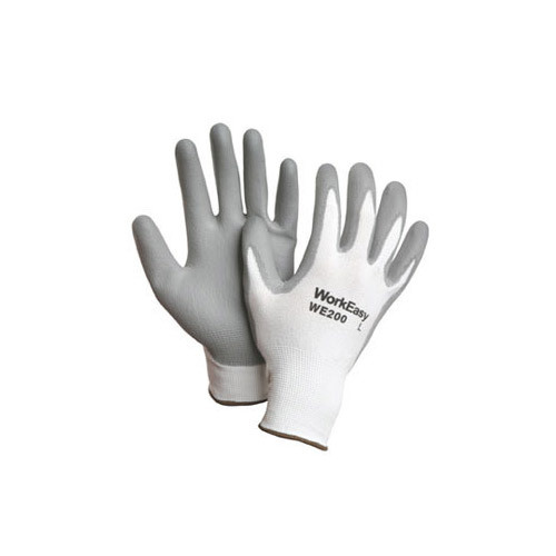 Plain Free Size Polyester Hand Gloves, Application: Industrial