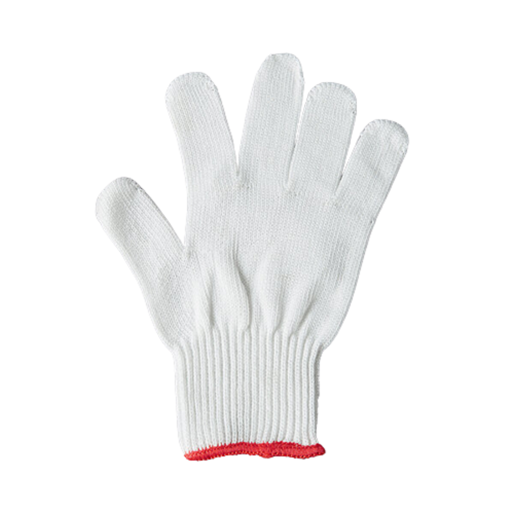 White Polyester Knitted Gloves, For Safety