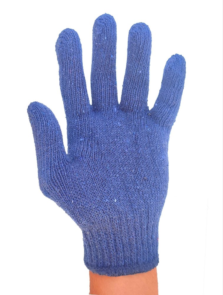 ISO Poly Cotton Knitted Hand Gloves