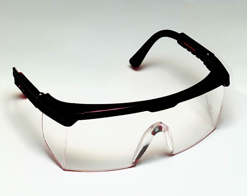 White Fiber Safety Eyewear Glasses