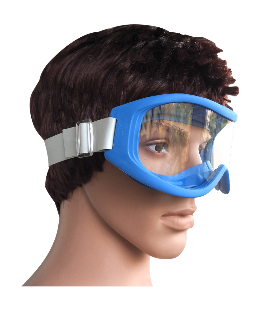 Silicone Blue Autoclavable Cleanroom Goggles, For Pharmaceutical
