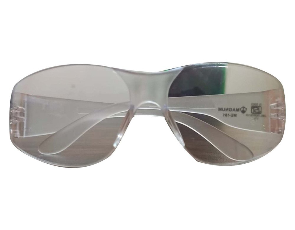 Fiber Transparent Fire Safety Googles, Size: Medium, Frame Type: Nylon