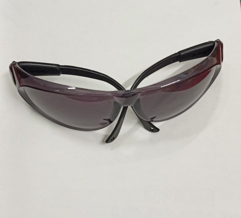Fiber Black Fire Safety Goggles, Size: Medium, Frame Type: Plastic